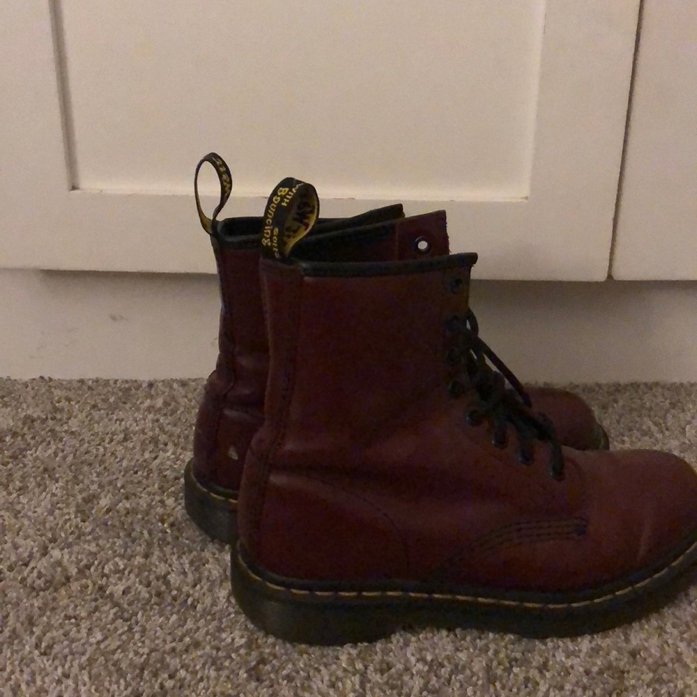 Dr Martens 1460 Smooth Leather Lace Up Boots